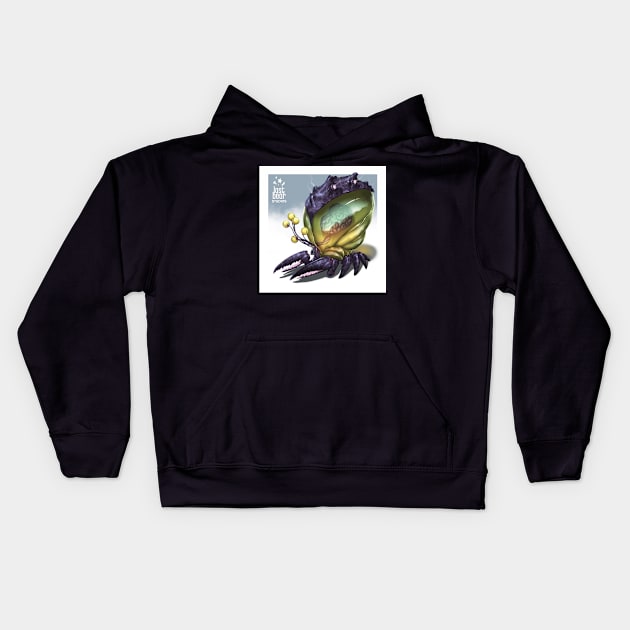 Jellicrab Kids Hoodie by lostbearstudios